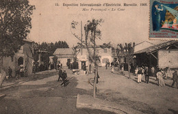 Exposition Internationale D'Electricité Marseille 1908 - Le Mas Provençal, La Cour - Carte N° 15 - Internationale Tentoonstelling Voor Elektriciteit En Andere