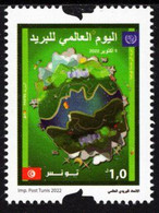 Tunisia - 2022 - World Post Day '22 - Mint Stamp - Tunisia (1956-...)
