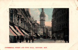 Commercial Street And Town Hall, Newport (Mon, Monmouthshire, Wales) J.W. Lawrence - Monmouthshire