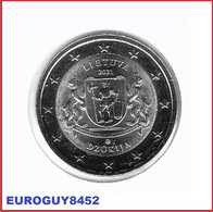 LITOUWEN - 2 € COM. 2021 UNC - DZUKIJA - Litauen