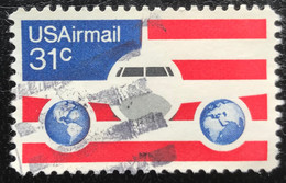 United States Of America - USA - C12/10 - (°)used - 1976 - Michel 1201 - Vliegtuig Met Wereldbollen - 3a. 1961-… Used