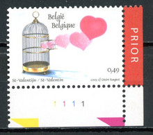 BE  3155  XX   ---- Saint Valentin   --  N° De Planche 1 - 2001-2010