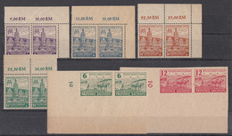 SBZ Lot Minr.85, 86, 162-165 UER, OER, OR Paare Postfrisch - Vrac (max 999 Timbres)