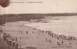 44 - Carte Postale Ancienne De  THARON PLAGE    La Plage Et Le Cormier - Tharon-Plage