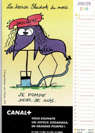 Jacques ROUXEL "La Devise Shadok Du Mois" Calendrier 2000  Les + De Canal+ (CanalPlus, Canal) Joyeux Zogagaga - Agendas & Calendriers
