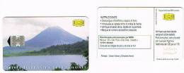 COSTA RICA - ICE (CHIP) - 1995 VOLCAN ARENAL Y EMBALSE  ISSUE 12.95 - USED   -   RIF. 528 - Volcanos