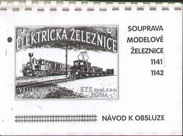 Catalogue ETS ELEKTRIKA ZELEZNICE 1972 Instructions For Set 1141-1142 - English