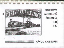 Catalogue ETS ELEKTRIKA ZELEZNICE 1972 Instructions For Set 1141-1142 - Anglais