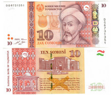 Tajikistan 10 Somoni 2021 UNC - Tadjikistan