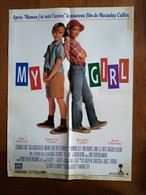 AFFICHE CINEMA ORIGINALE FILM MY GIRL 1991 MACAULEY CULKIN ANNA CHLUMSKY JAMIE LEE CURTIS 54.3CMX40.0CM DE HOWARD ZIEF - Affiches & Posters