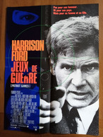 AFFICHE CINEMA ORIGINALE FILM JEUX DE GUERRE 1992 HARRISON FORD ANNE ARCHER SEAB BEAN 54.5CMX40.1CM DE PHILLIP NOYCE - Affiches & Posters