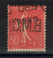 Perforé - YV 199 Perfin B.M.C. - Used Stamps