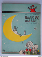 Hopla-boekjes Naar De Maan Luk Van Nerum Avonturen Van Het Poppentheater Louis Contrijn Mechelen Tekeningen PIL - Juniors