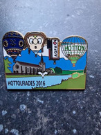 PINS (V2217) THEME MONTGOLFIERES (2 Vues) HOTTOLFIADES 2016 - Hotton - Agfa - Mongolfiere