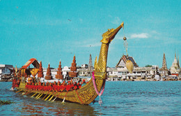 A20621 - THE ROYAL BARGE SRISURARNA HONGSE BANGKOK THAILAND POST CARD UNUSED GOLDEN PENINSULA - Thaïlande