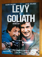 AFFICHE CINEMA ORIGINALE FILM LEVY ET GOLIATH 1987 MICHEL BOUJENAH RICHARD ANCONINA 52.2CMX38.9CM DE GERARD OURY - Affiches & Posters