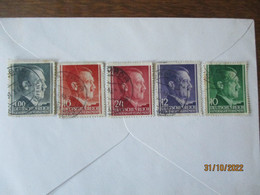 GENERALGOUVERNEMENT DEUTSCHES REICH  5 TIMBRES - Gebraucht