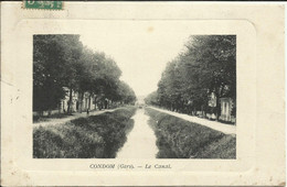 CONDOM ( Gers ), Le Canal , 1912 , Cliché: J. Tapie , µ - Condom