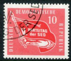 DDR / E. GERMANY 1958 Socialist Unity Party Day Used.  Michel  633 - Usados