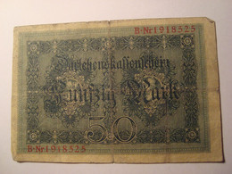 BILLET ALLEMAGNE 50 MARK 1914 - 50 Mark