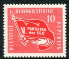 DDR / E. GERMANY 1958 Socialist Unity Party Day MNH / **.  Michel  633 - Ungebraucht