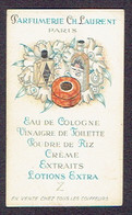 Carte Parfum Parfumerie Ch. LAURENT -Eau De Cologne, Vinaigre De Toilette, Poudre De Riz, Crème, Extraits, Lotions Extra - Anciennes (jusque 1960)