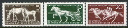 DDR / E. GERMANY 1958 Horse Races MNH / **.  Michel  640-42 - Unused Stamps