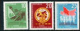 DDR / E. GERMANY 1958 Summer Spartakiad MNH / **.  Michel  657-59 - Unused Stamps