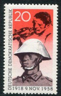 DDR / E. GERMANY 1958 November Revolution MNH / **.  Michel  662 - Nuevos