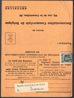 Typo 156B (Bruxelles-Brussel 1927) Op Postkaart - Tipo 1922-31 (Houyoux)
