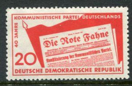 DDR / E. GERMANY 1958 Communist Party Anniversary MNH / **  Michel  672 - Nuevos