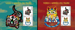 Tchad 2021, Year Of The Tiger, 4val In 2BF - Astrologie