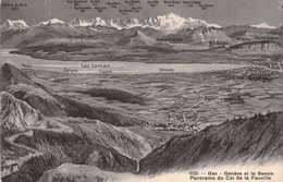 CPA - 01 - Panorama Du Col De La Faucille - - Ohne Zuordnung