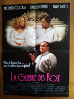 AFFICHE CINEMA ORIGINALE FILM LA GUERRE DES ROSE 1989 MICHAEL DOUGLAS KATHLEEN TURNER DANNY DeVITO 52.0CMX38.0CM - Affiches & Posters