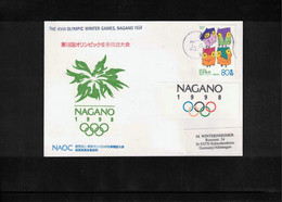 Japan 1998 Olympic Games Nagano Interesting Postcard - Hiver 1998: Nagano