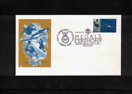 USA  2002 Olympic Games Salt Lake City Medals Ceremonies Interesting Cover - Hiver 2002: Salt Lake City