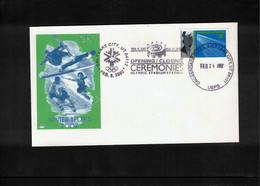 USA  2002 Olympic Games Salt Lake City Opening / Closing Ceremonies Interesting Cover - Invierno 2002: Salt Lake City