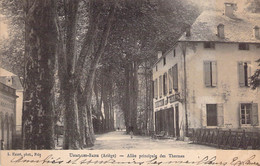 CPA - 09 - USSAT Les BAINS - Allée Principale Des Thermes - L Fauré FOIX - Dos Non Divisé - Autres & Non Classés