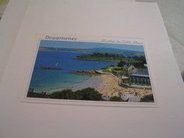 Delcampe - Douarnenez Treboul  La Plage Des Sables Blancs Et La Thalasso - Douarnenez