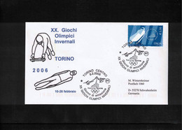 Italy / Italia 2006 Olympic Games Torino Sledding Interesting Cover - Hiver 2006: Torino