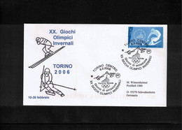 Italy / Italia 2006 Olympic Games Torino Alpine Skiing Interesting Cover - Winter 2006: Turin