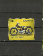 Austria 2022 - Motorcycle Titan 350 Sport , MNH - Unused Stamps