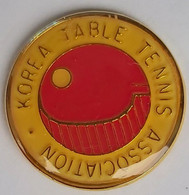 South Korea Table Tennis Federation Association Union  PINS A11/4 - Tennis De Table