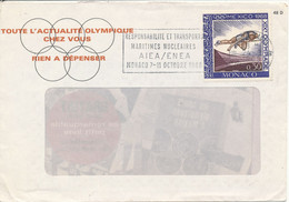 Monaco Cover 24-3-1968 - Cartas & Documentos