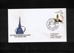 Italy / Italia 2006 Olympic Games Torino 4 Interesting Covers FDC - Winter 2006: Turin