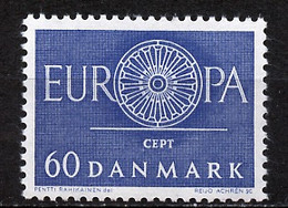 Danemark - Dänemark - Denmark 1960 Y&T N°394 - Michel N°386 *** - 60ö EUROPA - Ungebraucht