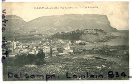 - CASSIS - ( B Du Rh ), Vue Générale Et Le Cap Canaille, écrite, Timbre, Années 1910, TBE, Scans. - Cassis