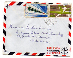 Haute Volta- 1968-   Pour Besançon-25..tp Avion , Fusée Diamant    Sur Lettre.....cachet NOUNA - Alto Volta (1958-1984)