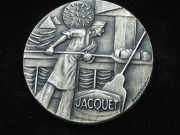 Médaille EN HOMMAGE DE BONS ET LOYAUX SERVICES - JACQUET -     **** EN ACHAT IMMEDIAT **** - Monétaires / De Nécessité