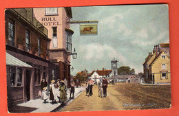 ZSF-30  Hoddesdon  Bull Hotel  ANIMATED  Used 1920 To Geneva - Hertfordshire